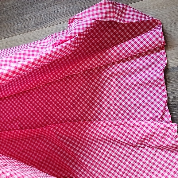 Lauren Ralph Lauren Pink Checkered Long Sleeve Dress - Picture 11 of 16